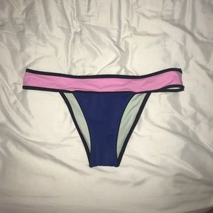 Victoria’s Secret pink/blue cheeky bikini bottoms